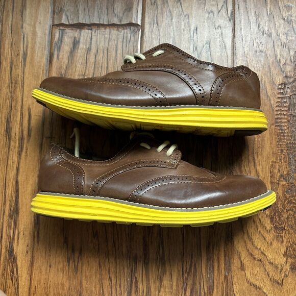 Sketchers Women Brogue Brown Faux Leather Sole Rubber Lace Up Shoes 8 - Picture 3 of 9